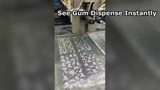 bubble gum panoramic visual dispensing machine